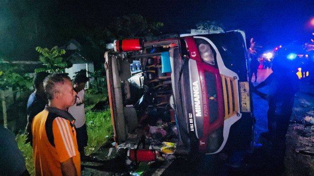 Bus Study Tour SDN OKU Timur Kecelakaan, Dua Orang Tewas