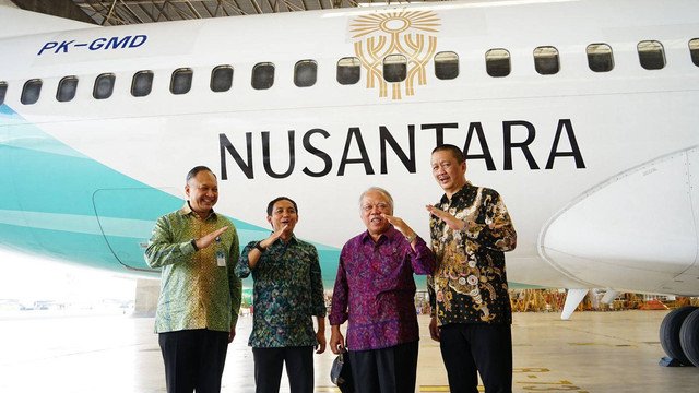 Garuda Indonesia Jadi Official Airline HUT k-79 RI di IKN
