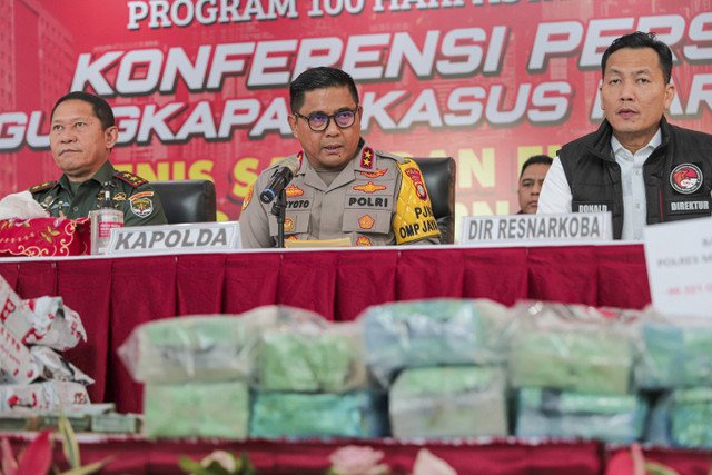 Modus Jual Beli Mobil, Polisi Gagalkan Peredaran 207 Kg Narkoba dari Malaysia