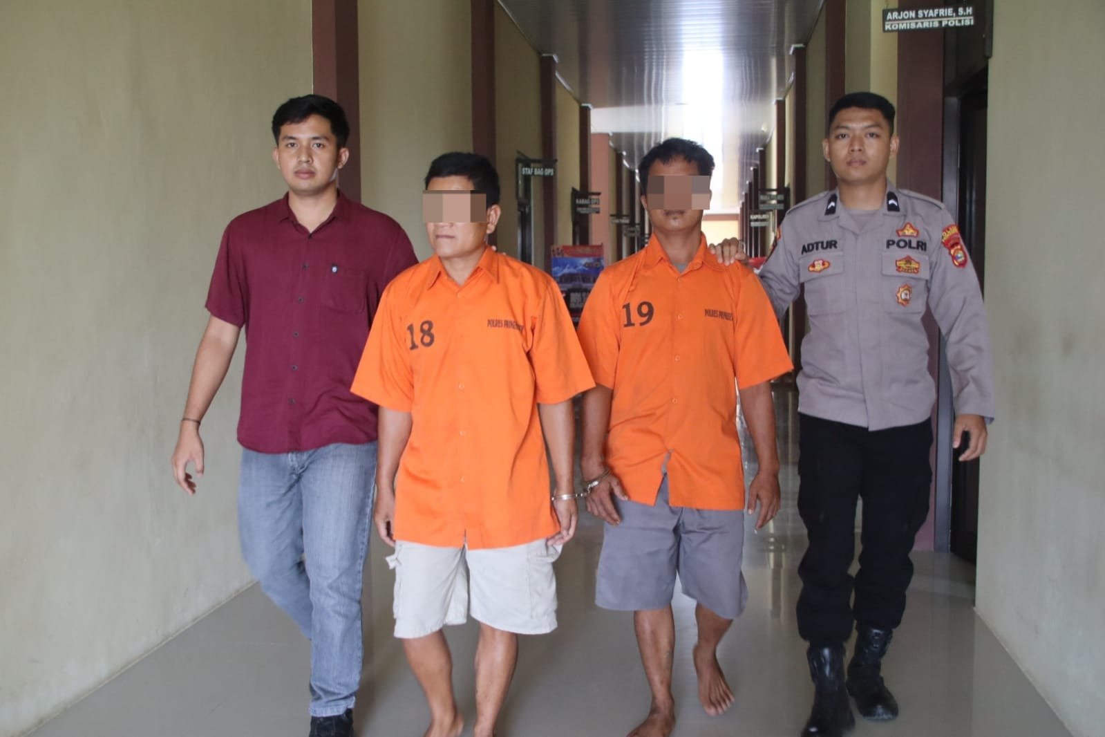 Curi Puluhan Ekor Hewan Ternak, 2 Orang Pelaku Diamankan Polres Pringsewu Lampung