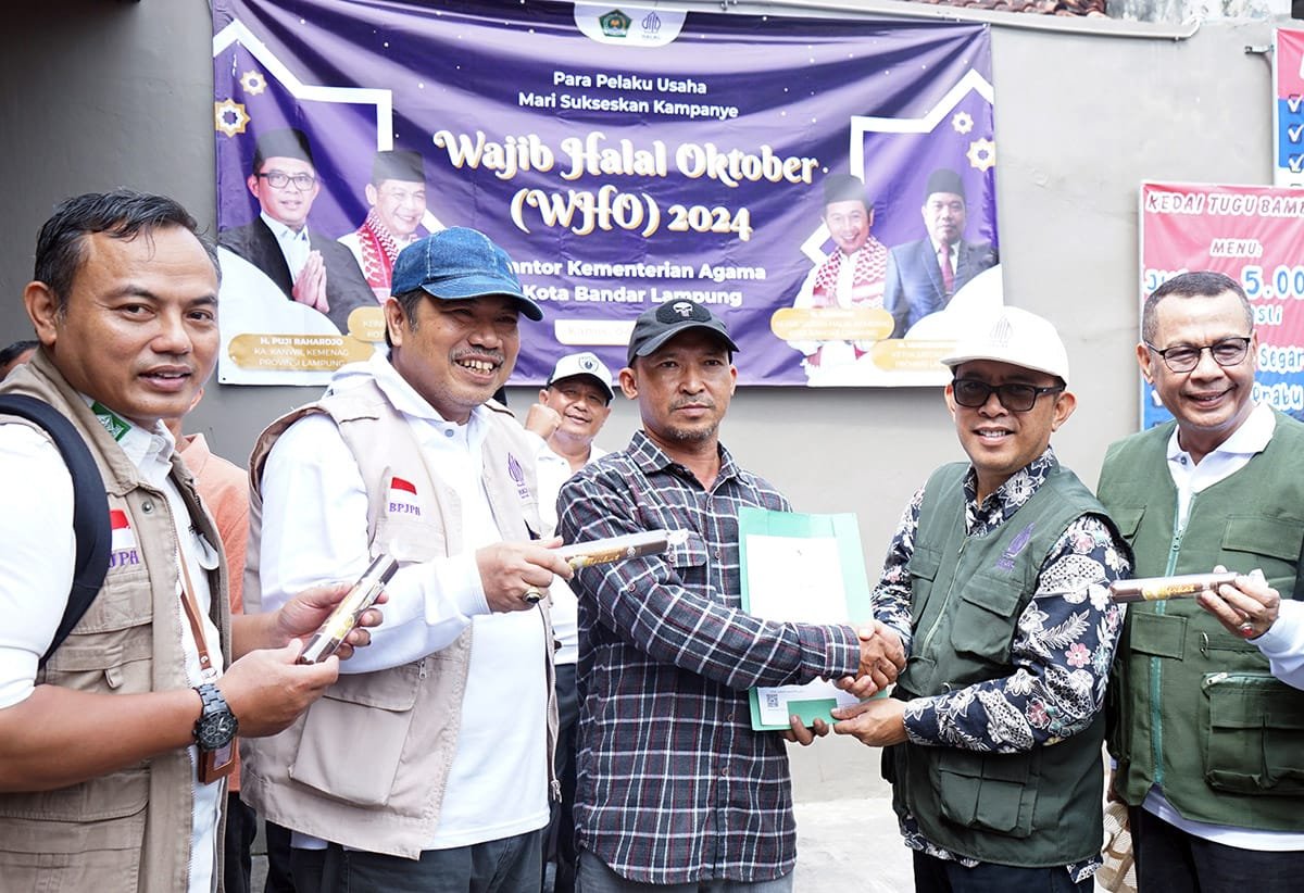 Lampung Jadi Lokasi Kegiatan Akselerasi Sertifikat Halal Jasa dan Sembelihan