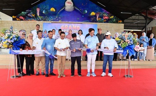 Dukung Pariwisata Pesat Di Lamsel, Egi Hadiri Peresmian Taman Wahana Jungle Sea