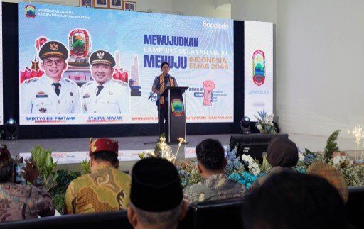 Keren..! Tema Musermbang Lamsel Tahun 2025, Mewujudkan Lampung Selatan Maju Menuju Indonesia Emas 2045