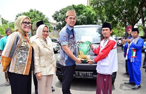 Tok..! Beras Zakat Fitrah Lamsel Di Bagikan Hari Ini