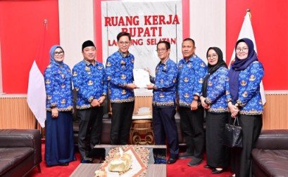 Genjot PAD Meningkat, Pemkab Lamsel Bersinergi Dengan BAPENDA Pemprov Lampung