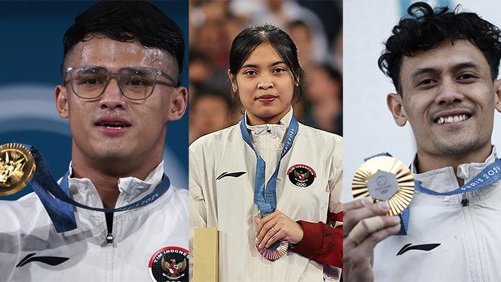 Para Atlet Indonesia Peraih Medali di Olimpiade Paris 2024 Bakal ketiban Rezeki Nomplok