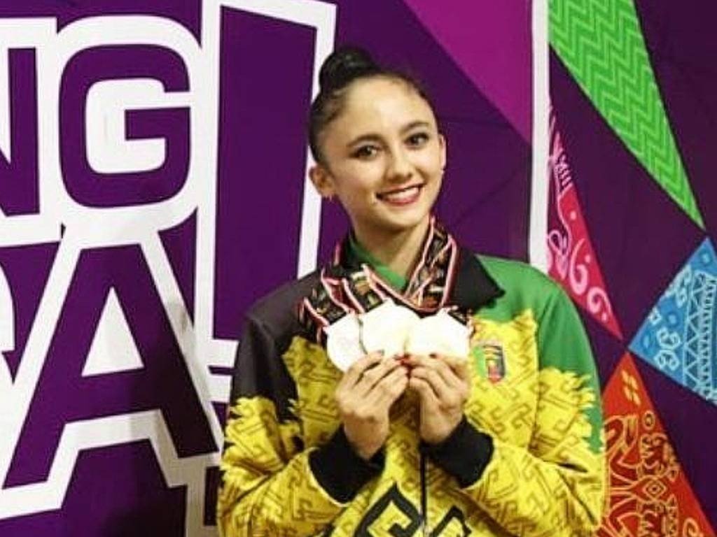 Samsudin Sambut Hangat Dua Pesenam Lampung Peraih Medali di PON XXI Aceh Sumut