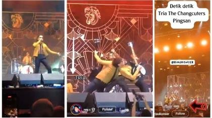 Pihak The Changcuters Rahasiakan Penyebab Vokalis Tria Pingsan di Atas Panggung