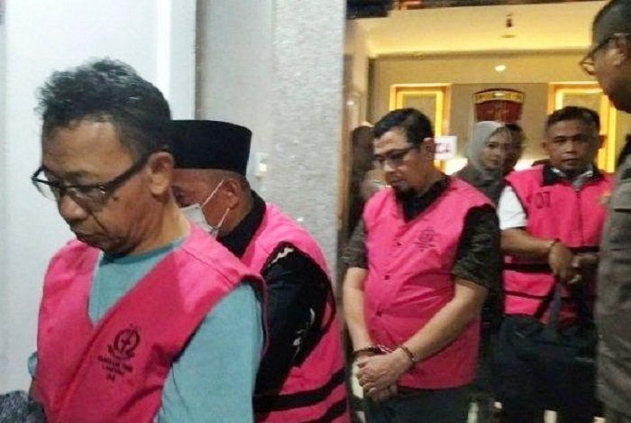 Korupsi Proyek Jaringan Pipa PDAM Way Rilau, Kejati Tetapkan 5 Tersangka, Empat Ditahan Satu Masih Sakit