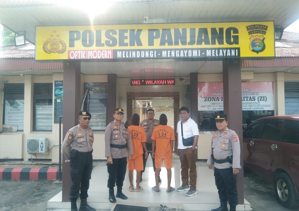 Polsek Panjang Ringkus Dua Pencuri, Gasak Handphone dan Uang Tunai