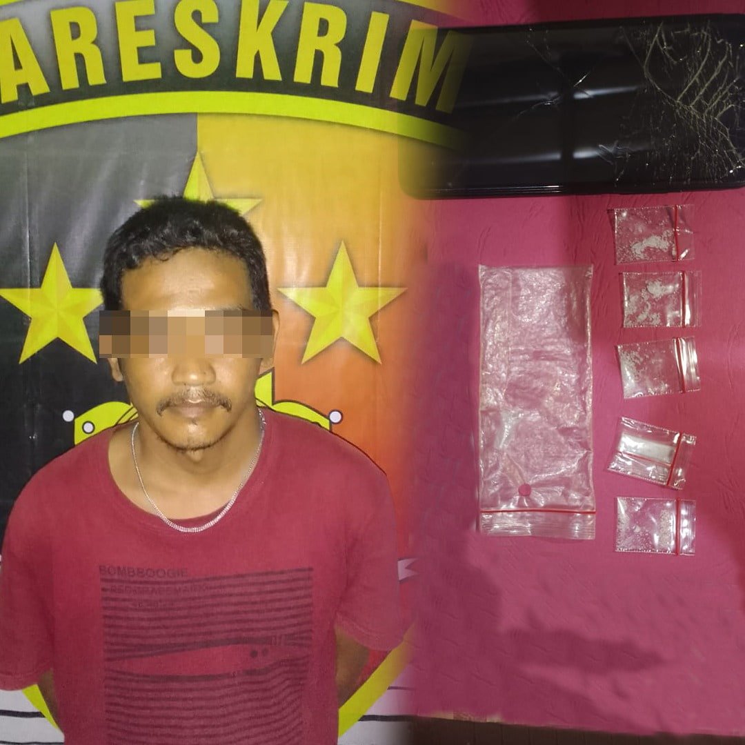 Residivis Narkoba Kembali Ditangkap, Simpan 5 Paket Sabu Siap Edar