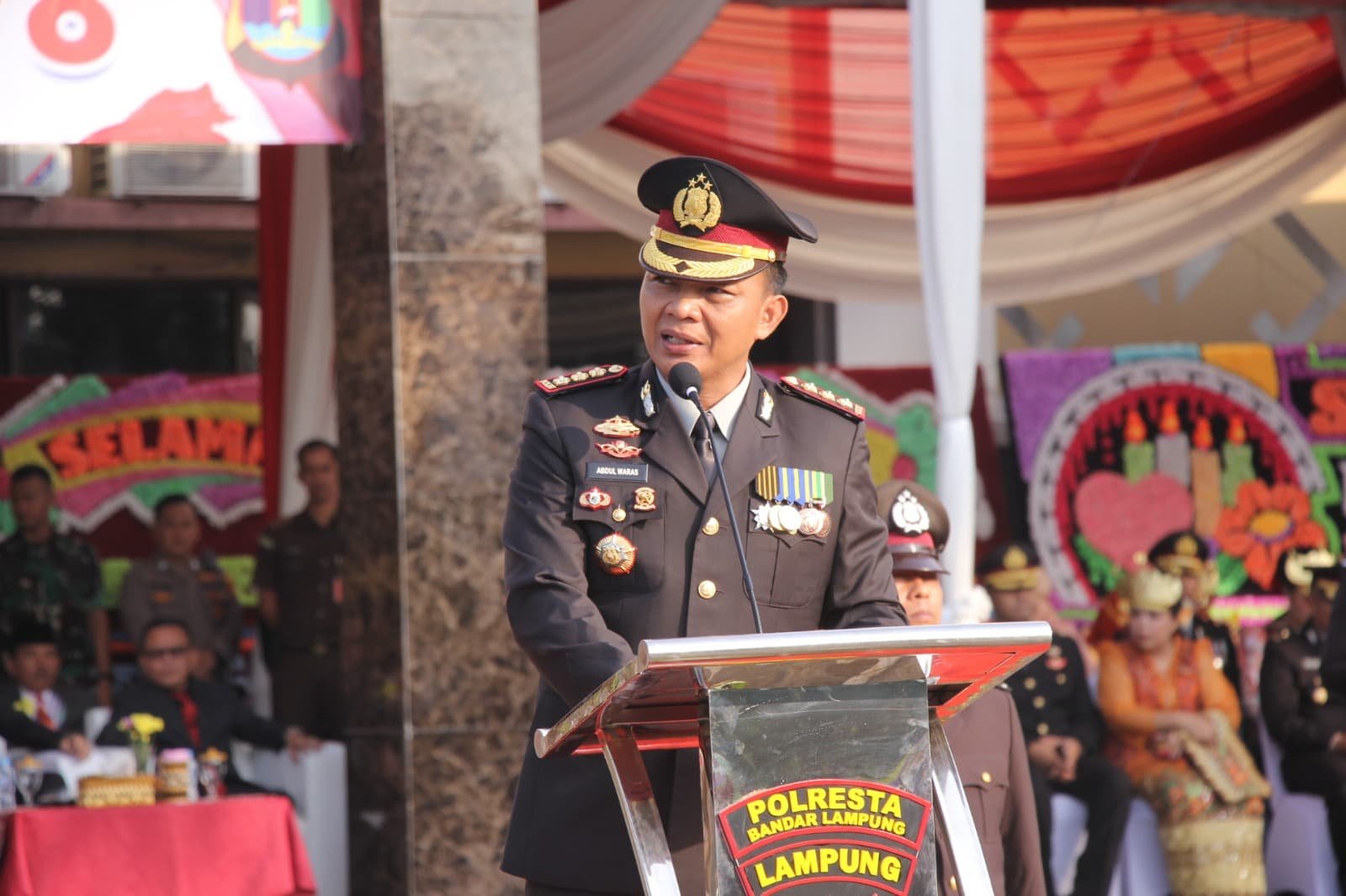 HUT ke-78 Bhayangkara, Kapolresta Bandarlampung Minta Maaf