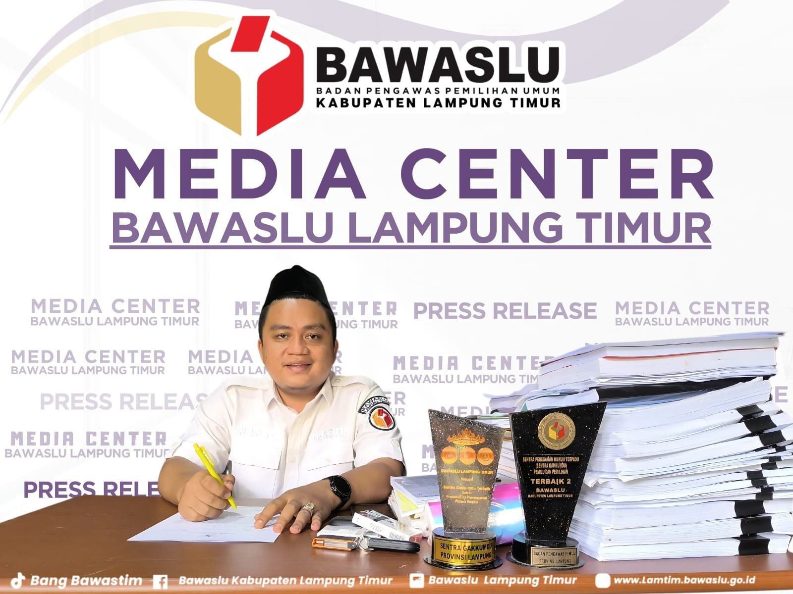 Bawaslu Lamtim Terima Satu Laporan dan Informasi Pelanggaran Pilkada 2024