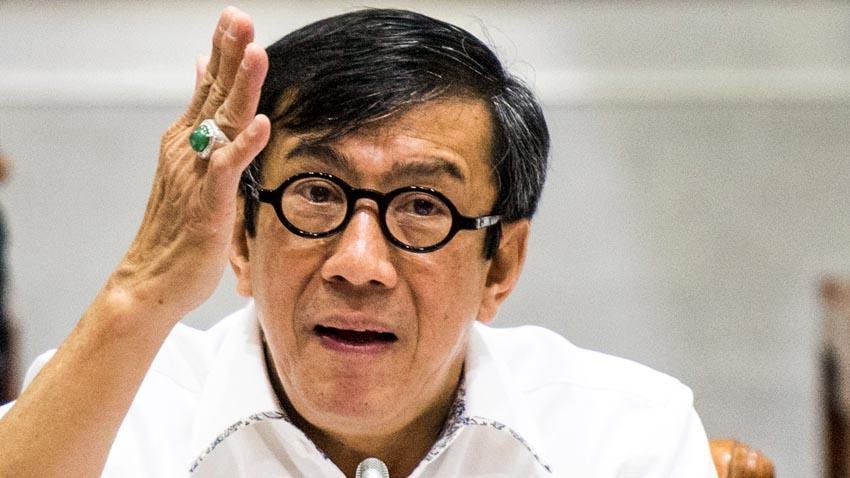 Cerita Yasonna Dipanggil Presiden Jokowi Sebelum Reshuffle