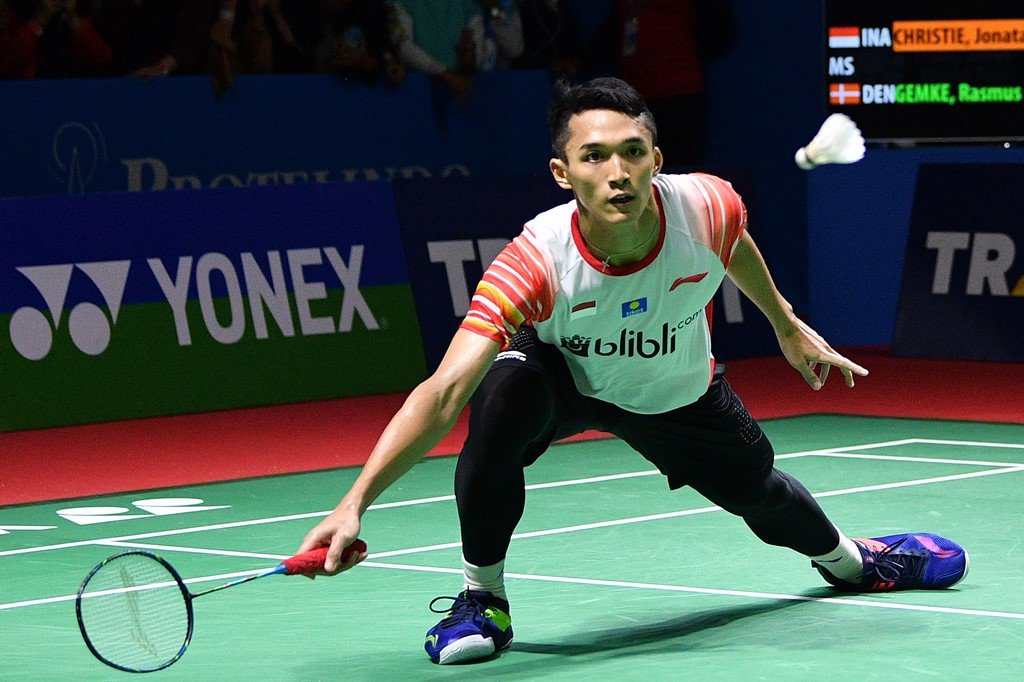 Jonathan Christie 'Ngamuk', Singkirkan Pebulu Tangkis Belgia di Olimpiade Paris 2024