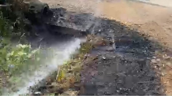 Pipa Jaringan Gas Milik PGN di Soekarno Hatta Bocor, Warga Sempat Panik Karena Semburan Api Besar