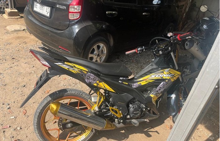 Curi Motor Honda CRF Milik Perusahaan PTPN7, Seorang Buruh Ditangkap Polisi