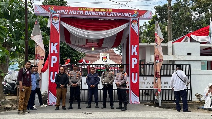 Polresta Terjunkan 103 Personel Amankan Tahapan Pilkada Bandar Lampung