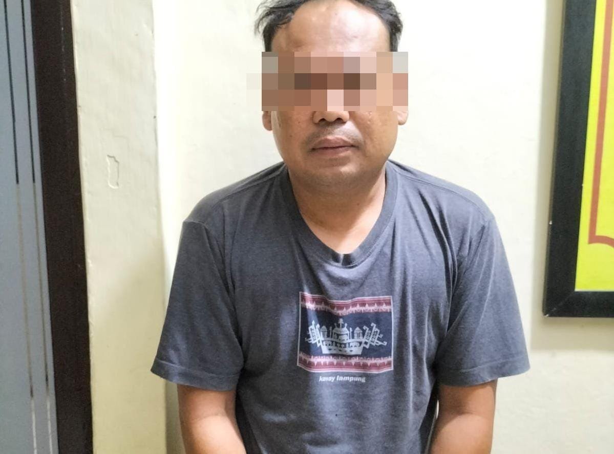 Pelaku Penusukan Juru Parkir di Mal Ramayana Robinson Rajabasa Ditangkap Sembunyi di Lampung Timur